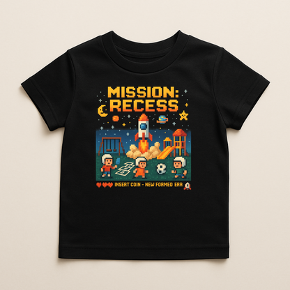 “Mission: Recess” – Playground Rocket Toddler Graphic T-Shirt | Playtime Collection by New Formed Era