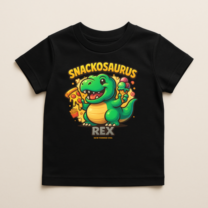 “Snackosaurus Rex” – Dino Snack Time Toddler Graphic T-Shirt | Playtime Collection by New Formed Era