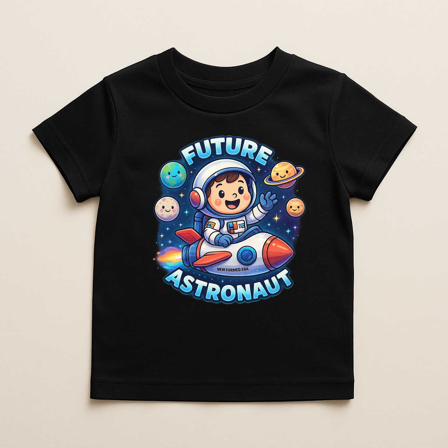 “Future Astronaut” – Space Adventure Toddler Graphic T-Shirt | Playtime Collection by New Formed Era